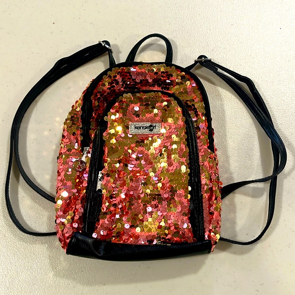 NWOT Sequin Backpack